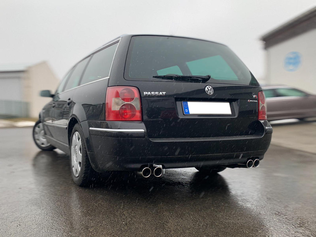 Fox passend fürVW Passat 3B/ 3BG 4-Motion W8 Optik Endschalldämpfer rechts/links - 2x76 Typ 16 rechts/links versetzt