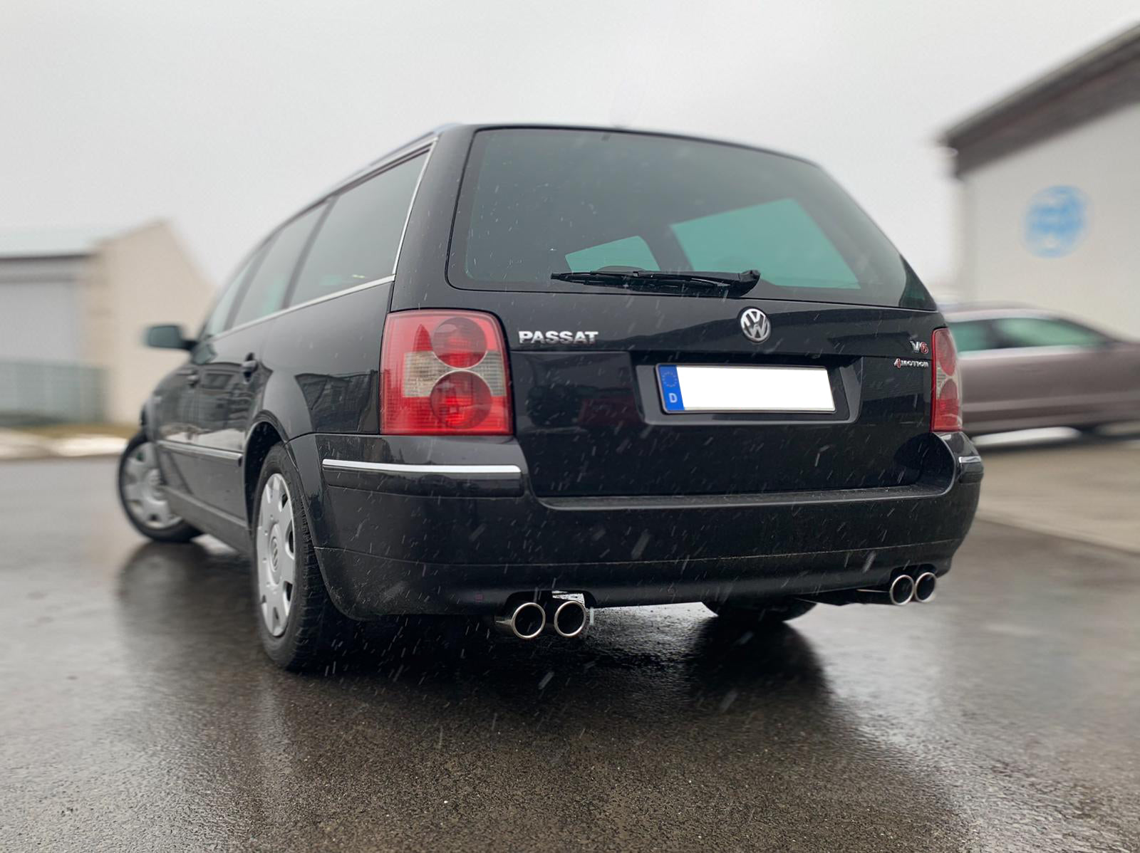 Fox passend fürVW Passat 3B/ 3BG 4-Motion W8 Optik Endschalldämpfer rechts/links - 2x76 Typ 16 rechts/links versetzt
