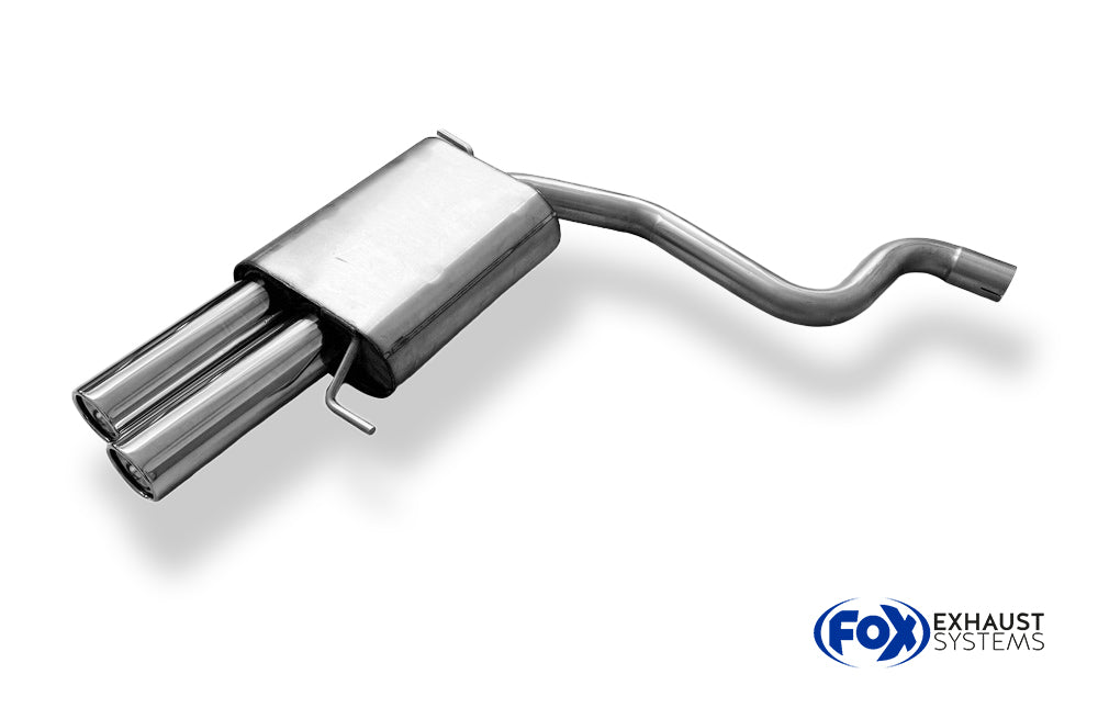 Fox passend fürVW Passat 3C/ 3C CC - 4 Motion Endschalldämpfer - 2x80 Typ 13