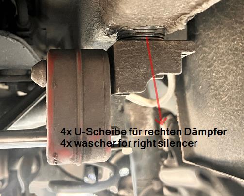 Fox passend fürVW Passat B8 GTE Endschalldämpfer Ausgang rechts/links - Endrohre hinter der Stoßstange