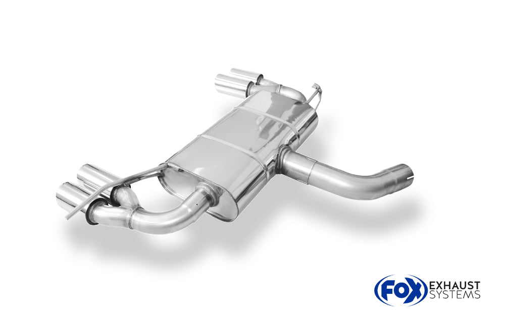 Fox passend fürVW Scirocco - 13 Endschalldämpfer Ausgang rechts/links - 2x76 Typ 17 rechts/links