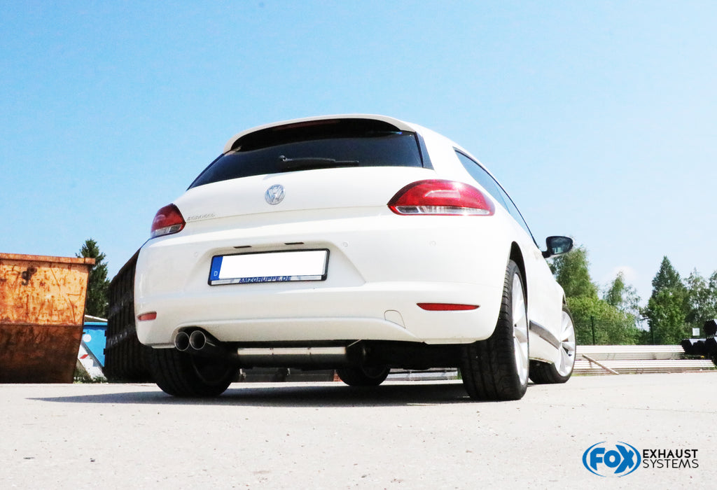 Fox passend für VW Scirocco - 13 Endschalldämpfer - 2x76 Typ 25