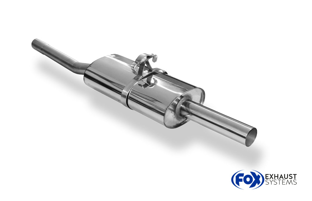 Fox passend fürVW Polo 86C G40 Endschalldämpfer Ø50mm - 1x70 Typ 10