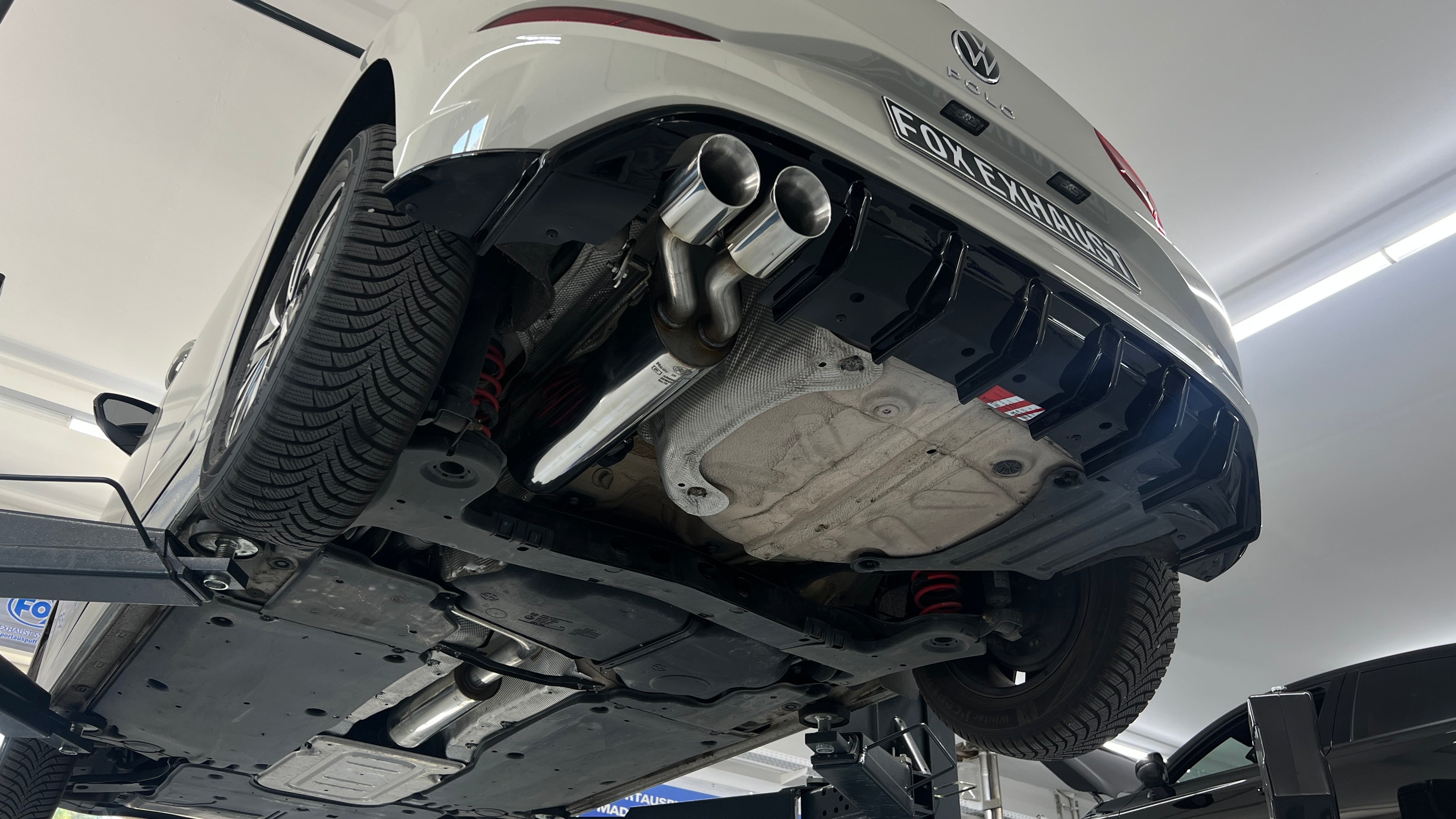 Fox passend fürVW Polo AW Facelift Endschalldämpfer - 2x90 Typ 25