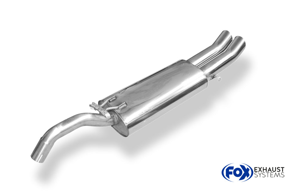 Fox passend fürVW Golf II Typ 19E Endschalldämpfer - 2x76 Typ 18