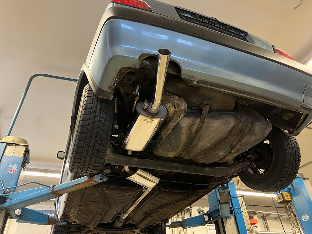 Fox passend fürVW Golf II Typ 19E Endschalldämpfer - 1x63 Typ 10
