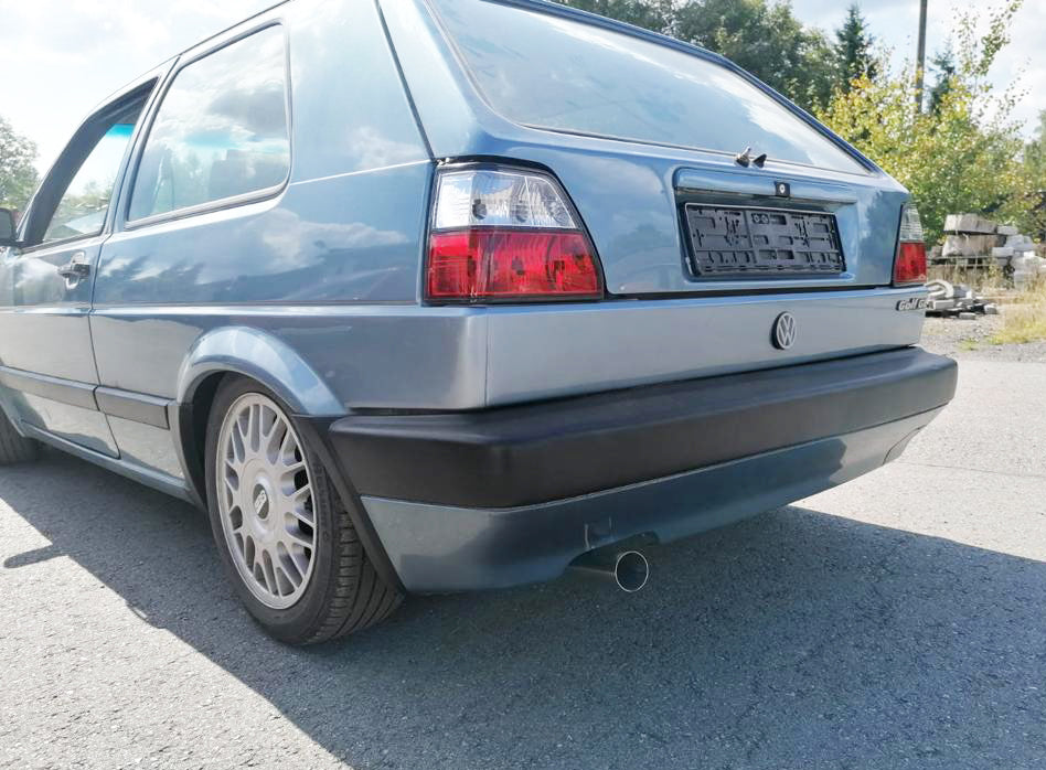 Fox passend fürVW Golf II Typ 19E Endschalldämpfer - 1x63 Typ 10