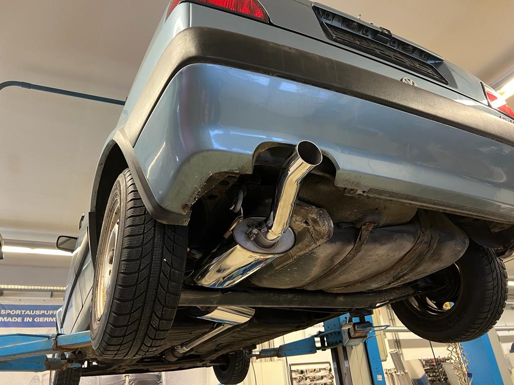 Fox passend fürVW Golf II Typ 19E Endschalldämpfer - 1x63 Typ 23