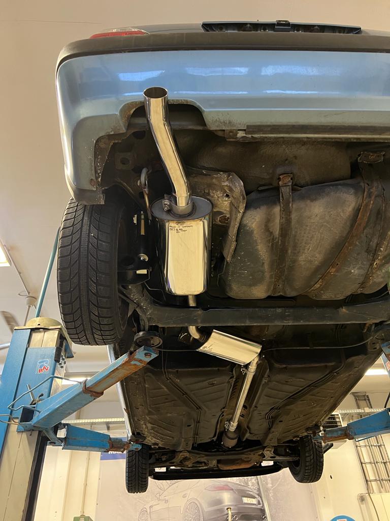 Fox passend fürVW Golf II Typ 19E Endschalldämpfer - 1x63 Typ 23