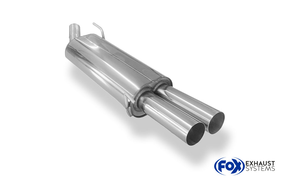 Fox passend für VW Golf III GTI/ VR6 Endschalldämpfer - 2x76 Typ 10