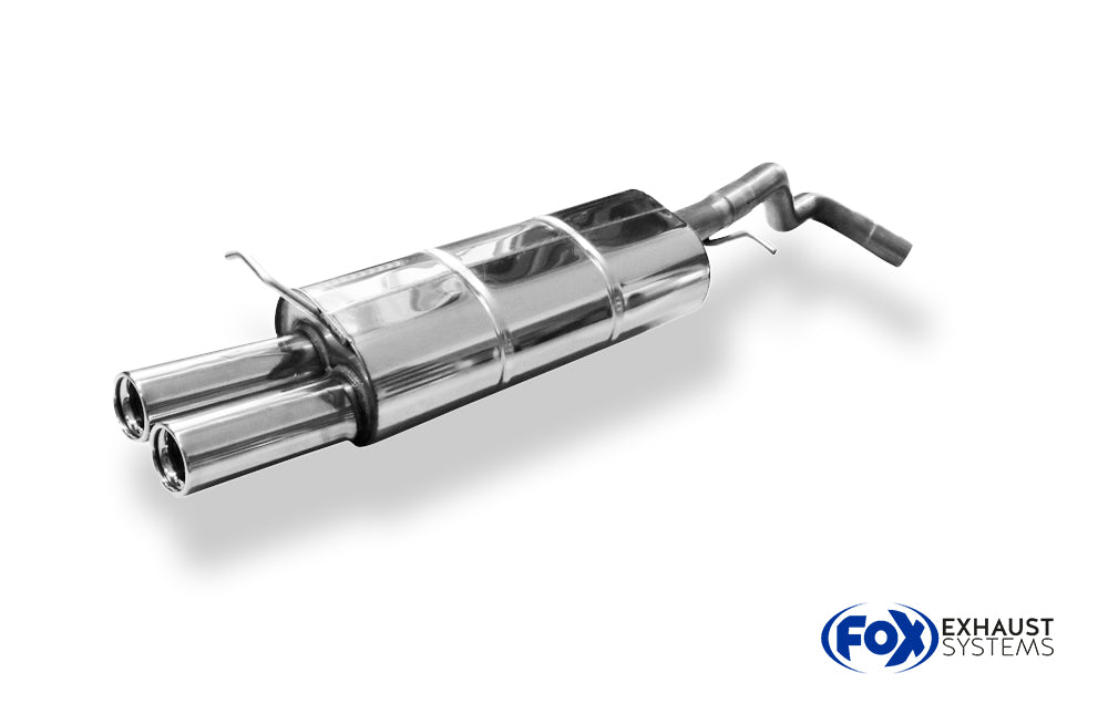 Fox passend fürVW Golf IV Endschalldämpfer - 2x76 Typ 13