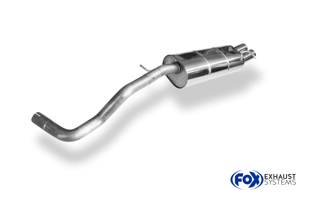 Fox passend für VW Golf IV Endschalldämpfer - 2x76 Typ 13