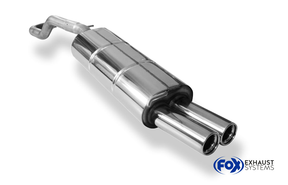Fox passend fürVW Golf IV Endschalldämpfer - 2x76 Typ 13