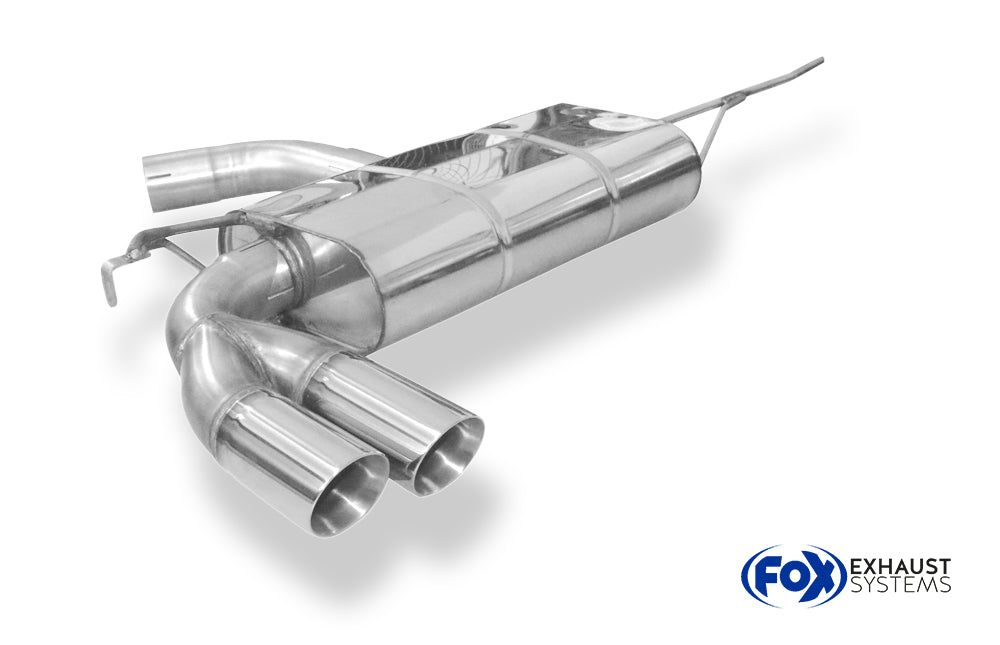 Fox passend fürVW Golf V GTI/ GTD Endschalldämpfer  - 2x76 Typ 25