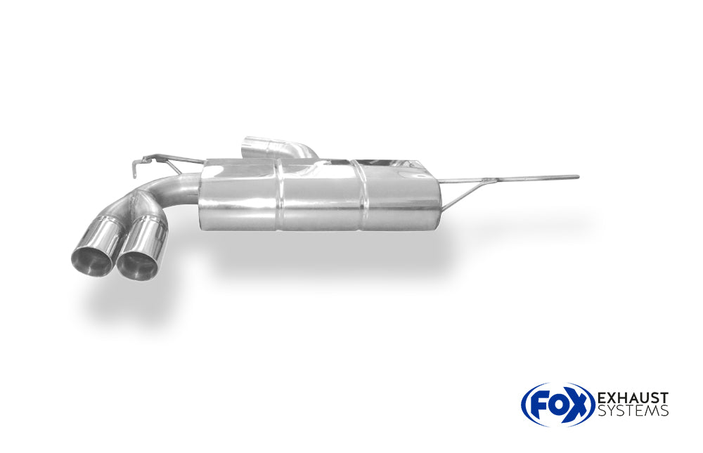 Fox passend fürVW Golf V GTI/ GTD Endschalldämpfer  - 2x76 Typ 25