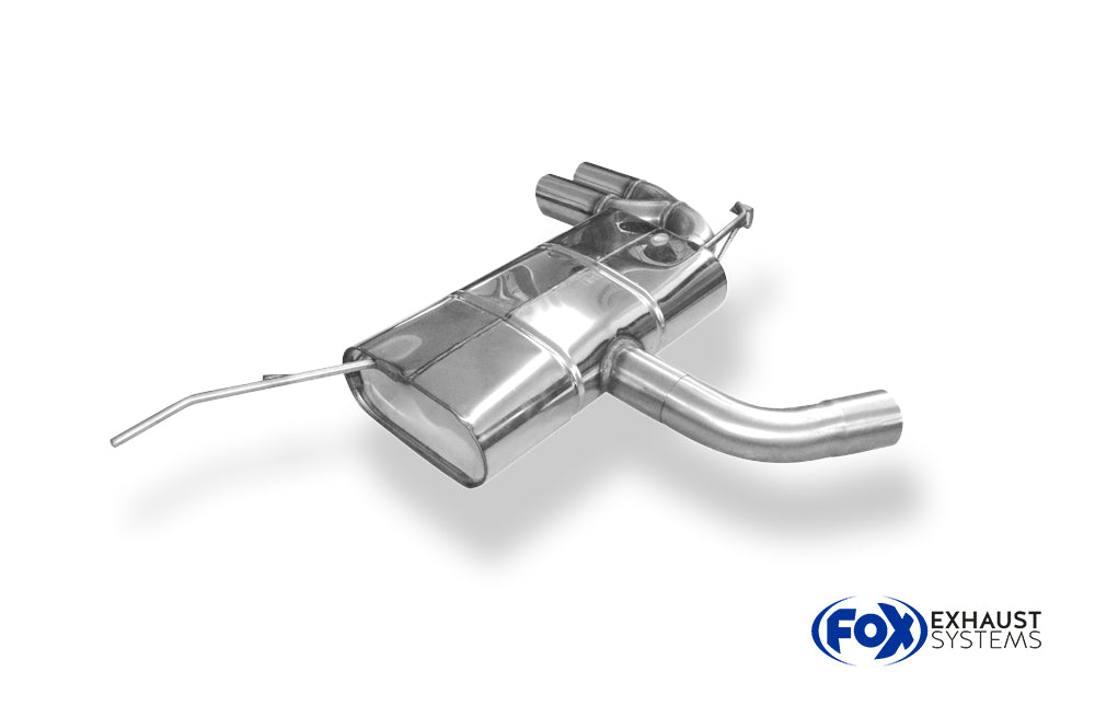 Fox passend fürVW Golf V GTI/ GTD Endschalldämpfer  - 2x76 Typ 25