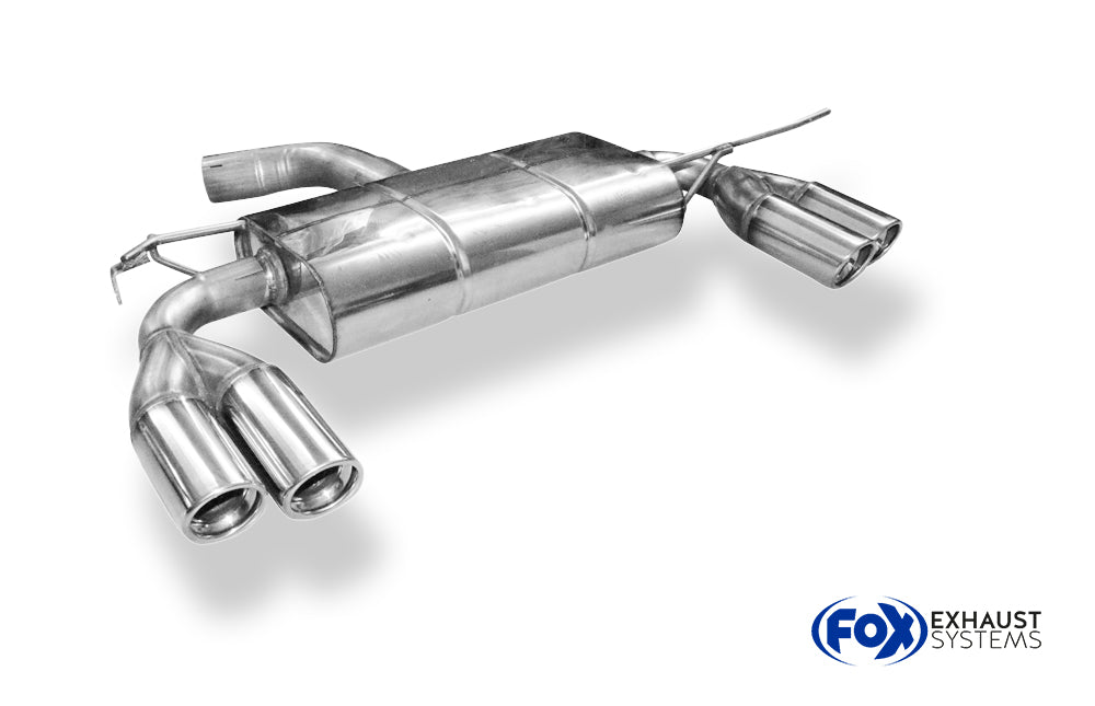 Fox passend fürVW Golf V GTI/ GTD Endschalldämpfer Ausgang rechts/links  - 2x76 Typ 17 rechts/links