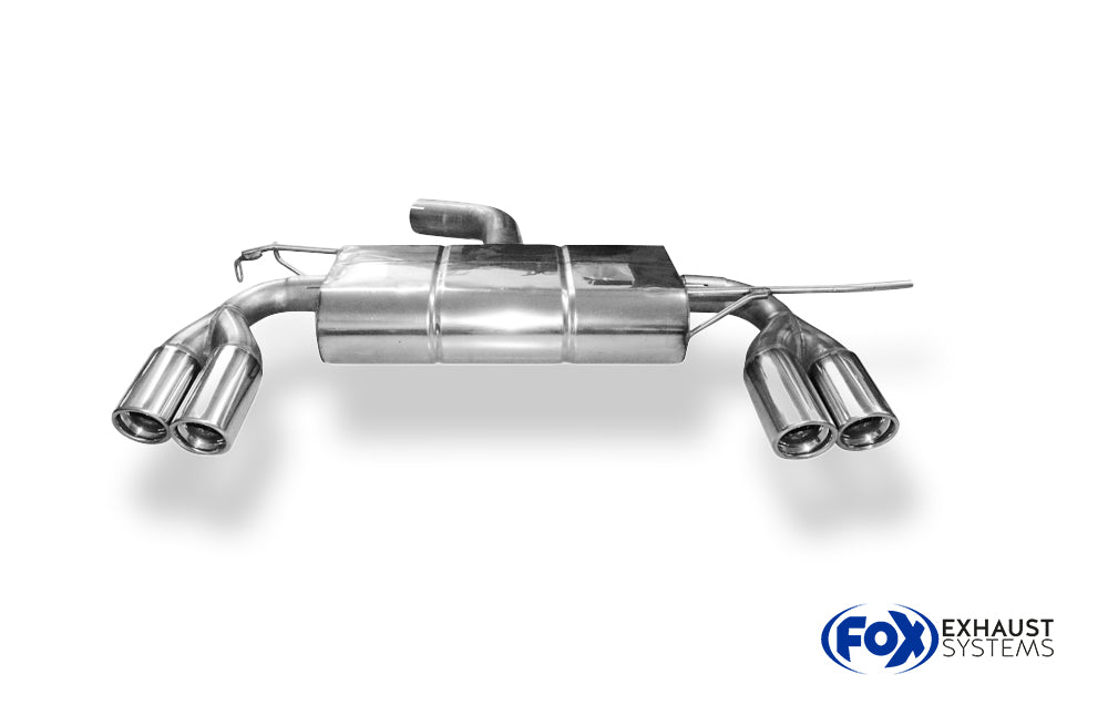 Fox passend für VW Golf V GTI/ GTD Endschalldämpfer Ausgang rechts/links  - 2x76 Typ 17 rechts/links
