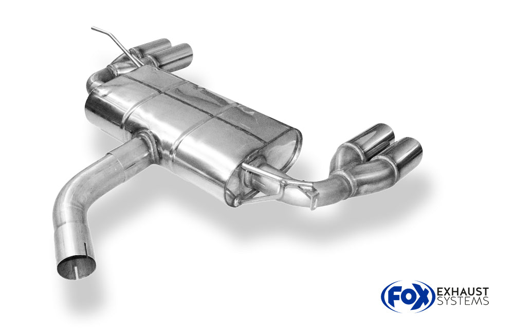Fox passend fürVW Golf V GTI/ GTD Endschalldämpfer Ausgang rechts/links  - 2x76 Typ 17 rechts/links