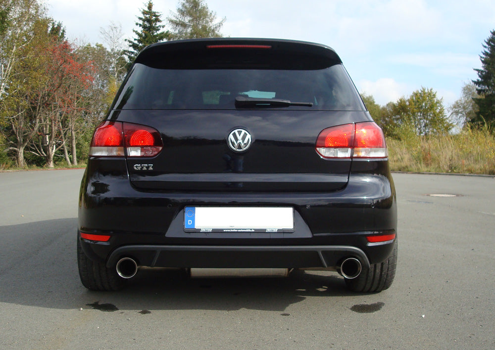 Fox passend fürVW Golf 6 GTI + Cabrio Endschalldämpfer Ausgang rechts/links - 1x100 Typ 25 rechts/links