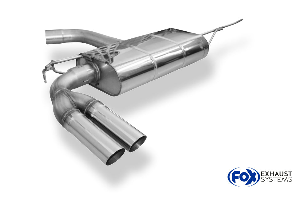 Fox passend fürVW Golf VI Endschalldämpfer - 2x63 Typ 14