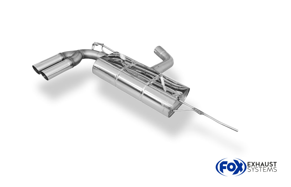 Fox passend fürVW Golf VI Endschalldämpfer - 2x63 Typ 14