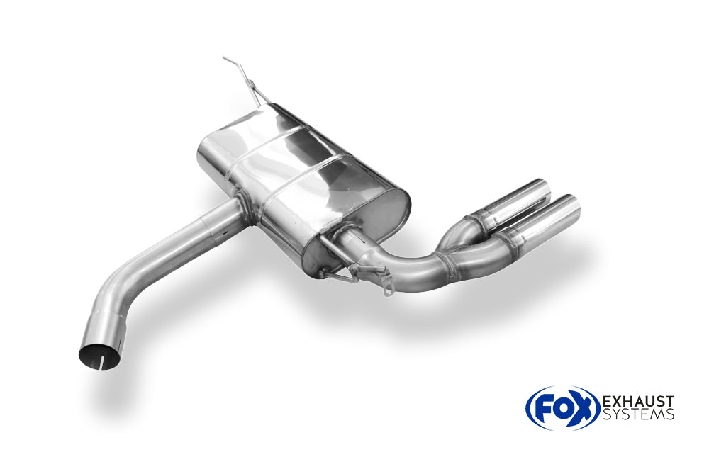 Fox passend fürVW Golf VI Endschalldämpfer - 2x63 Typ 14