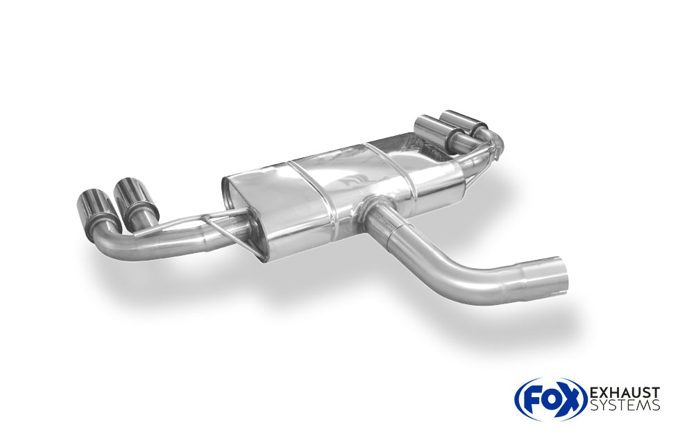 Fox passend fürVW Golf VII  - Einzelradaufhängung Endschalldämpfer rechts/links - 2x80 Typ 16 rechts/links