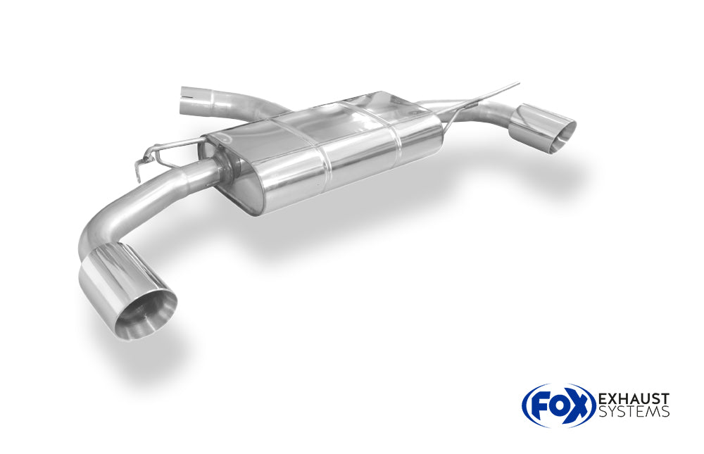 Fox passend für VW Golf 8 GTD Endschalldämpfer Ausgang rechts/links - 1x100 Typ 25 rechts/links