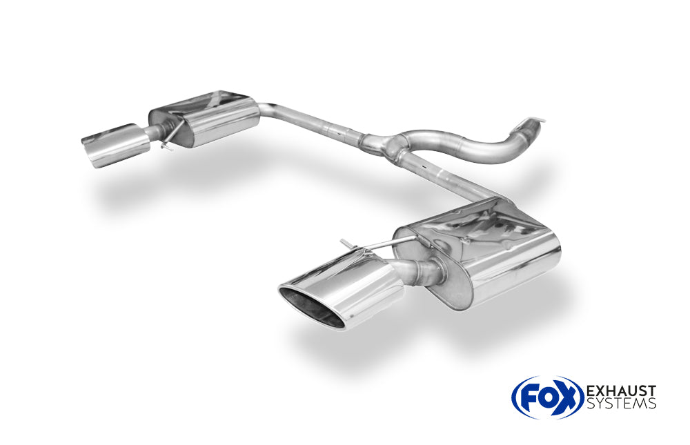 Fox passend fürVW Golf VII Variant R - 4-Motion Endschalldämpfer rechts/links - 160x90 Typ 38 rechts/links