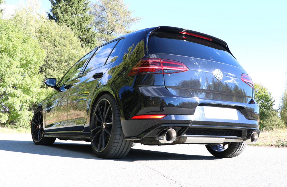 Fox passend fürVW Golf VII - 2,0l GTI Facelift + TCR Endschalldämpfer rechts/links - 1x100 Typ 25 echts/links