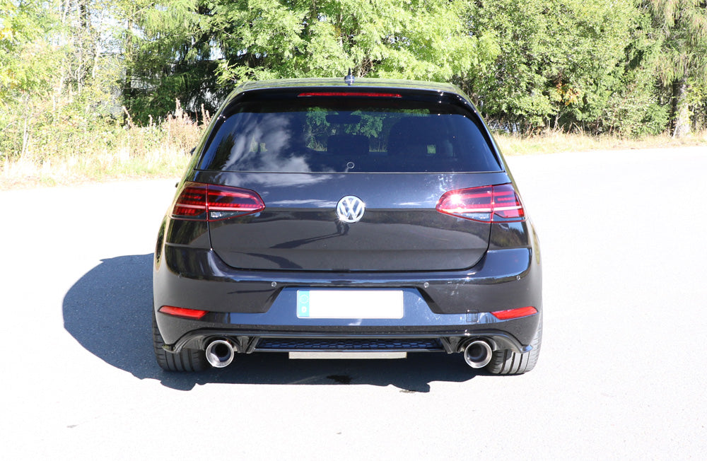 Fox passend für VW Golf VII - 2,0l GTI Facelift + TCR Endschalldämpfer rechts/links - 1x114 Typ 25 rechts/links