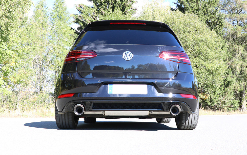 Fox passend fürVW Golf VII - 2,0l GTI Facelift + TCR Endschalldämpfer rechts/links - 1x114 Typ 25 rechts/links