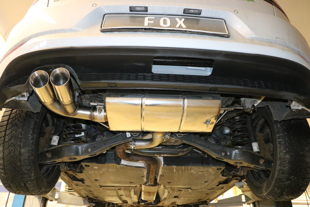 Fox passend fürVW Golf VII - GTE Endschalldämpfer - 2x80 Typ 25