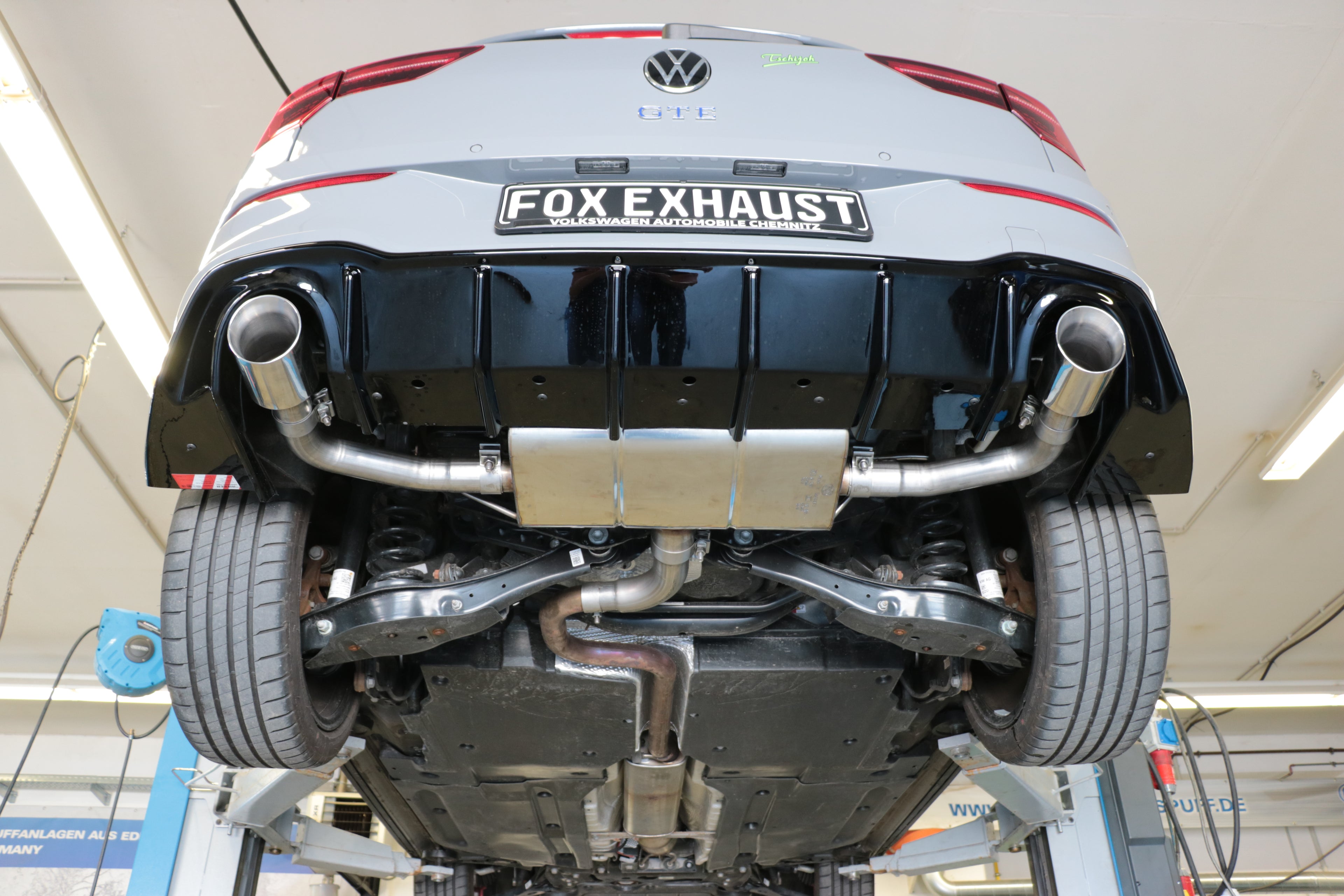Fox passend fürVW Golf VIII GTE Endschalldämpfer rechts/links - 1x100 Typ 25 rechts/links