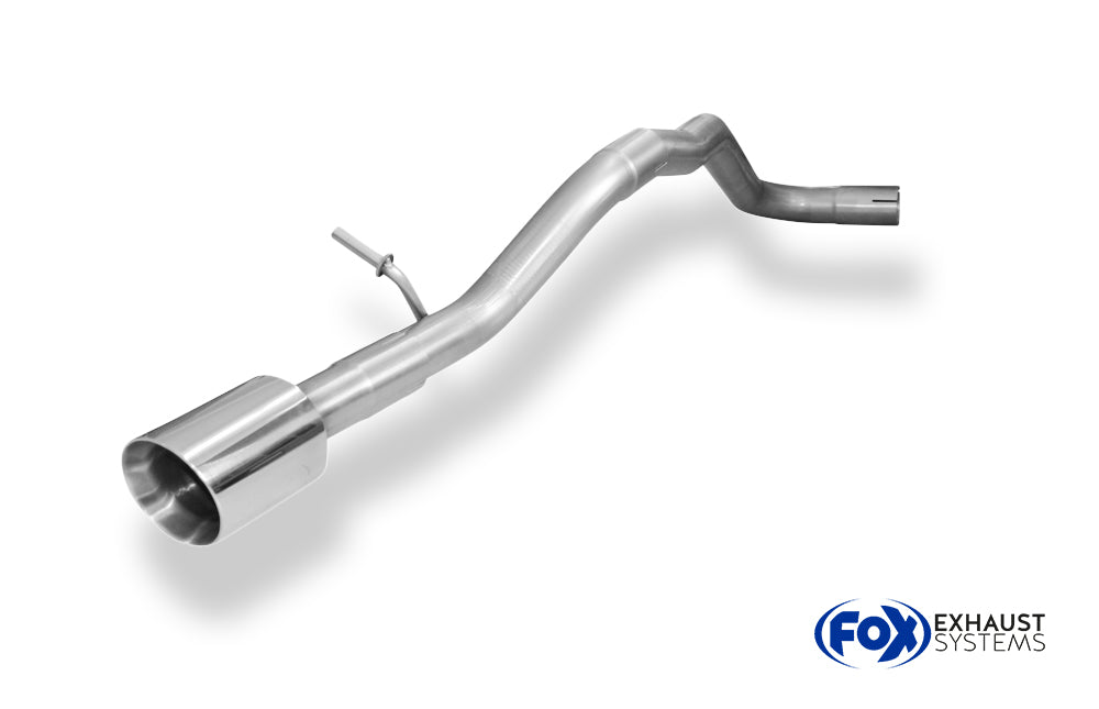 Fox passend fürVW UP GTI Endrohrsystem links passend auf originalen oder FOX-Endschalldämpfer - 1x90 Typ 25 links