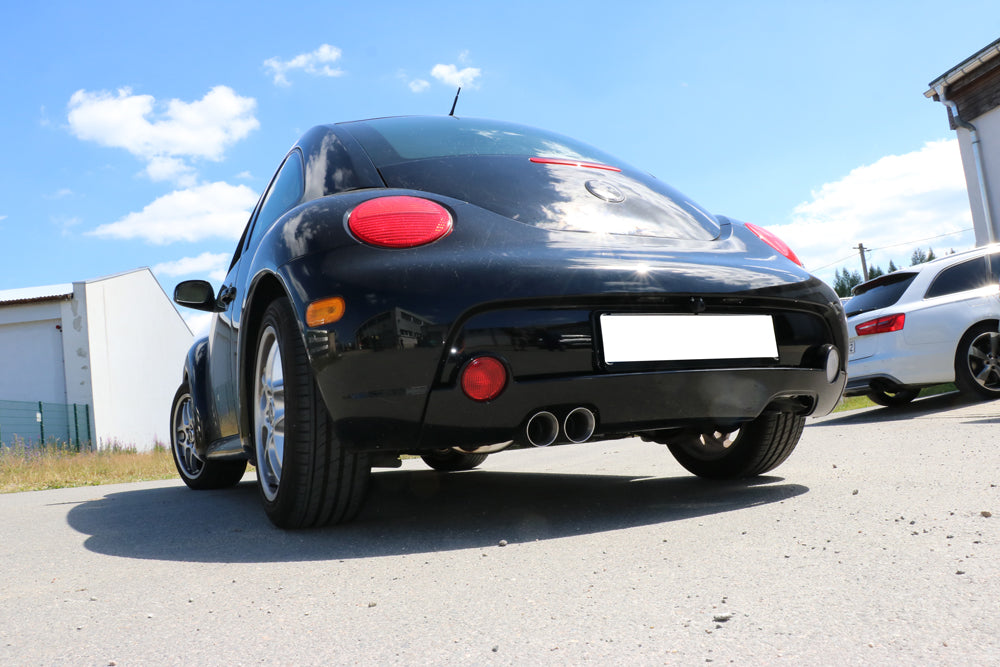 Fox passend fürNew Beetle 1C, 9C, 1Y - US-Version Endschalldämpfer Ø63,5 - 2x76 Typ 25 für US-Modell