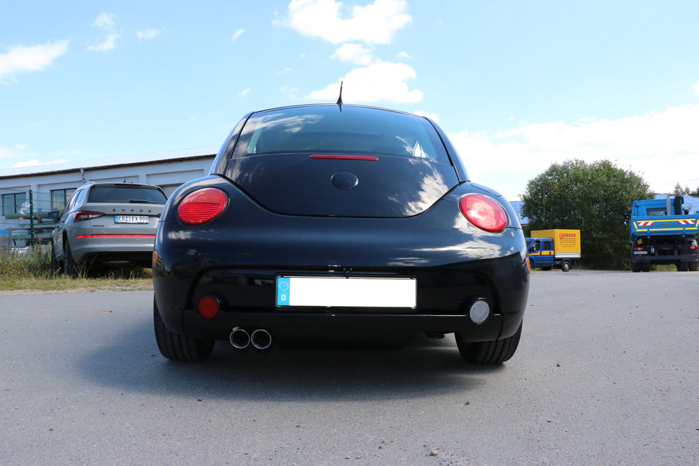 Fox passend für New Beetle 1C, 9C, 1Y - US-Version Endschalldämpfer Ø63,5 - 2x76 Typ 25 für US-Modell