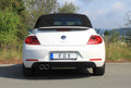Fox passend für VW Beetle 1,2l - 16 (5C) Coupe & Cabrio - Starre Hinterachse Endschalldämpfer einseitig - 2x90 Typ 16