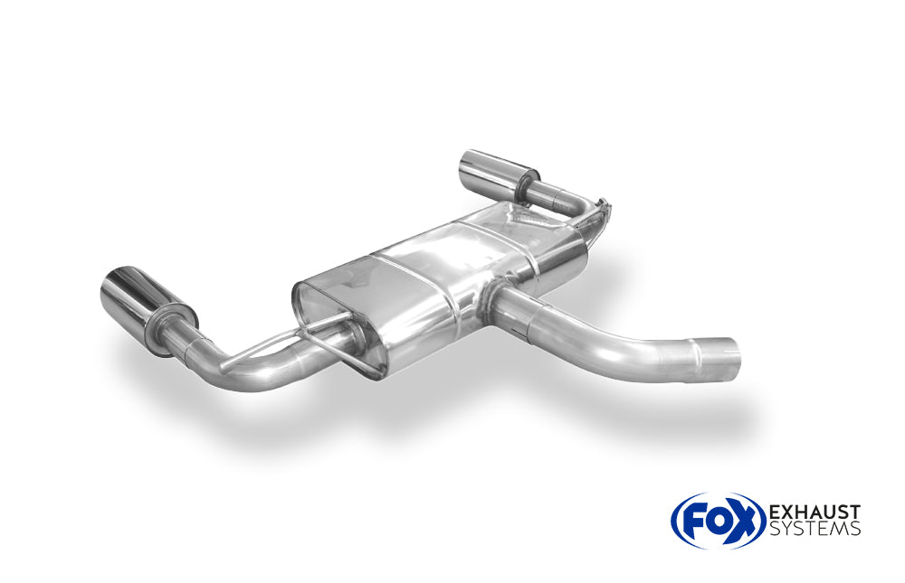 Fox passend fürVW Beetle - 16 (5C) Coupe & Cabrio Einzelradauf. Endschalldämpfer Ausgang rechts/links - 1x100 Typ 25 rechts/links
