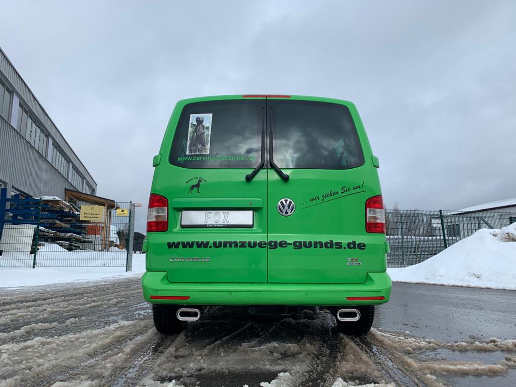 Fox passend fürVW Bus T5/ T6 4motion Endschalldämpfer Ausgang rechts/links - 160x80 Typ 53 rechts/links