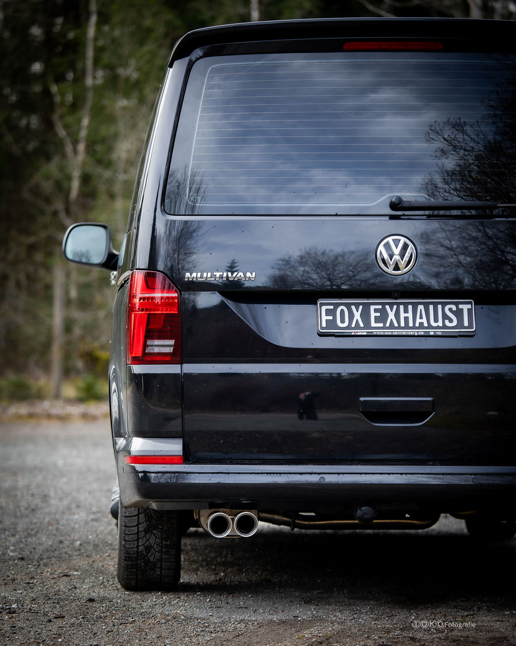 Fox passend fürVW Bus T6.1 4motion Endschalldämpfer Ausgang rechts/links - 2x80 Typ 25 rechts/links