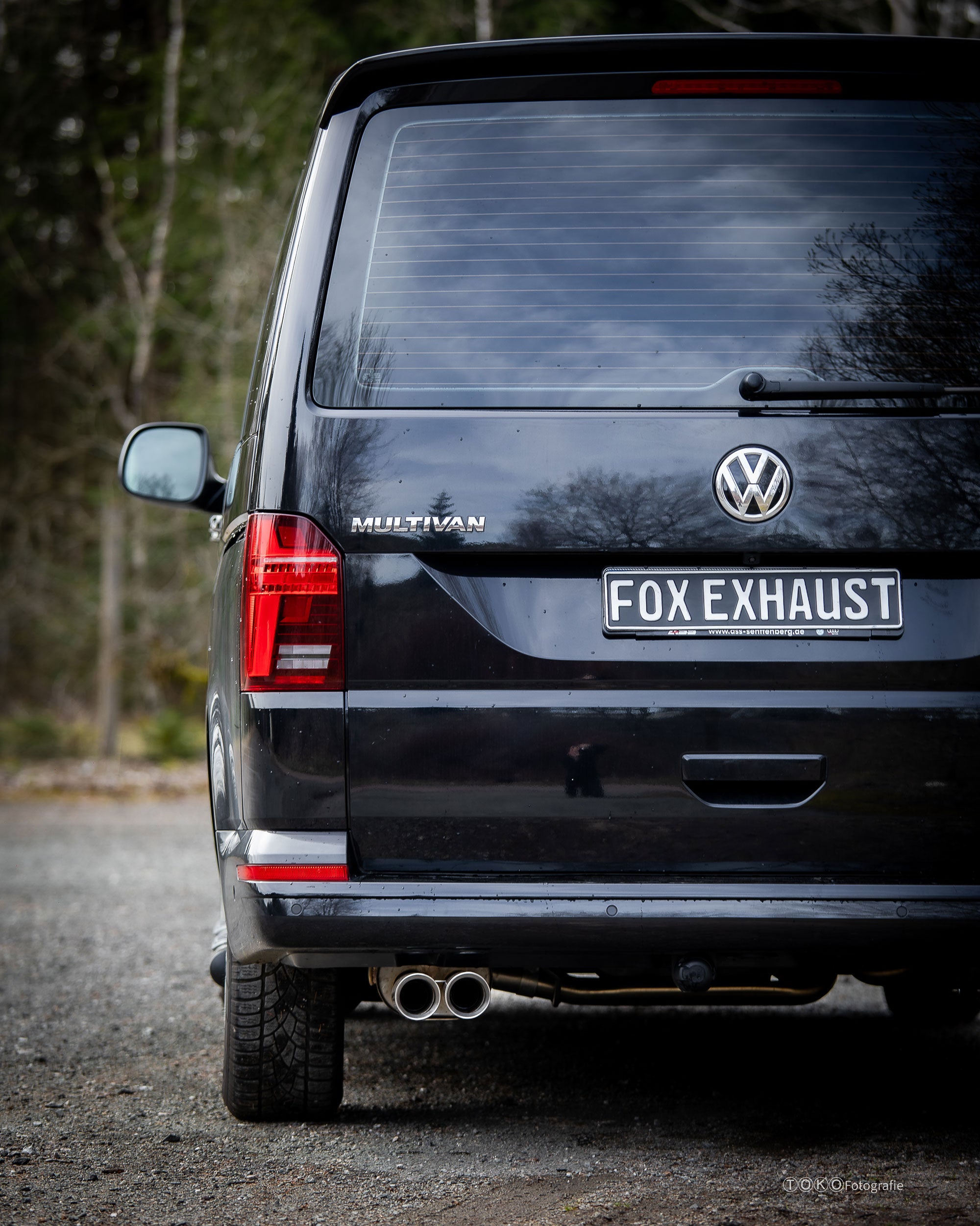 Fox passend fürVW Bus T6.1 4motion Endschalldämpfer Ausgang rechts/links - 2x80 Typ 25 rechts/links