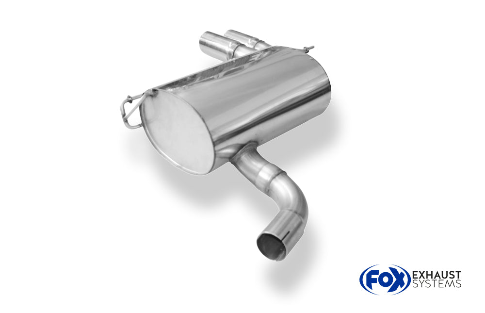 Fox passend für VW Tiguan 5N - 4motion Endschalldämpfer - 2x80 Typ 17