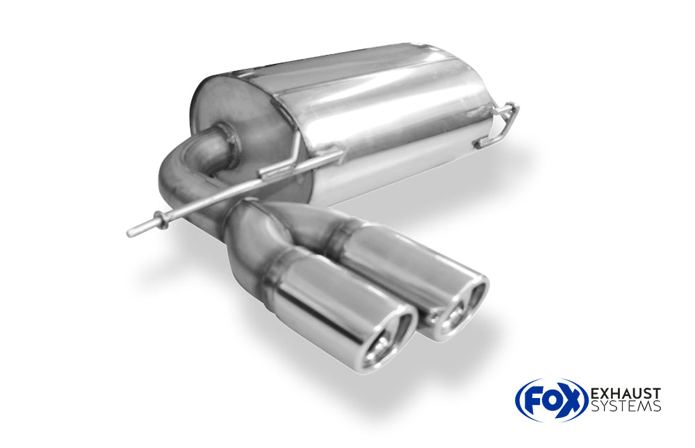 Fox passend fürVW Tiguan 5N - 4motion Endschalldämpfer - 2x80 Typ 17