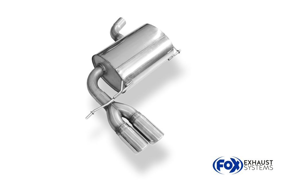 Fox passend fürVW Tiguan 5N - 4motion Endschalldämpfer - 2x80 Typ 17