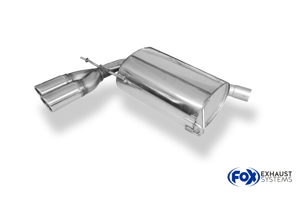 Fox passend fürVW Tiguan 5N - 4motion Endschalldämpfer - 2x80 Typ 17