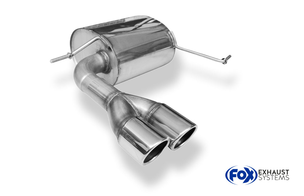 Fox passend fürVW Tiguan II Diesel - 4motion Endschalldämpfer - 2x80 Typ 16