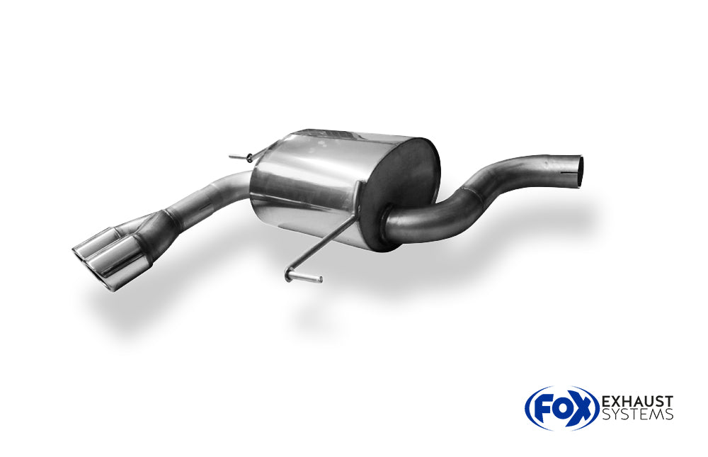 Fox passend für VW Tiguan II Diesel - 4motion Endschalldämpfer - 2x80 Typ 16