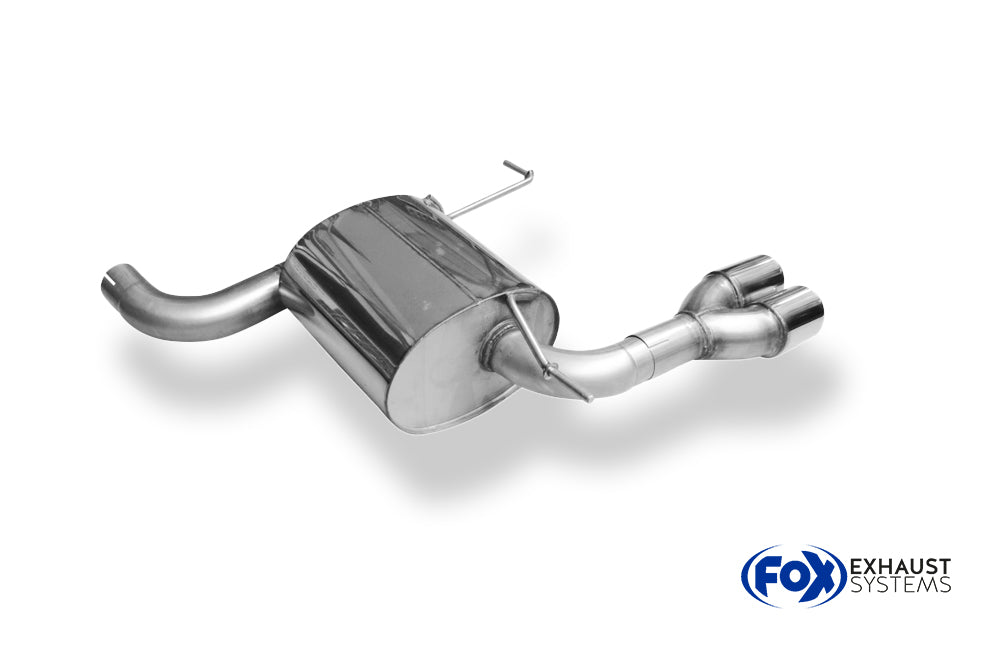 Fox passend fürVW Tiguan II Diesel - 4motion Endschalldämpfer - 2x80 Typ 16